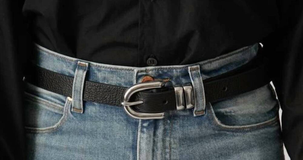 NEW RACHEL COMEY dunbar belt in black